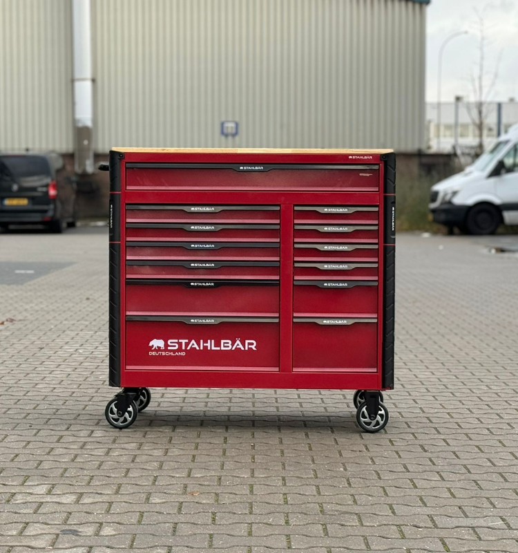 Gereedschapswagen rood - Stahlbär Deutschland