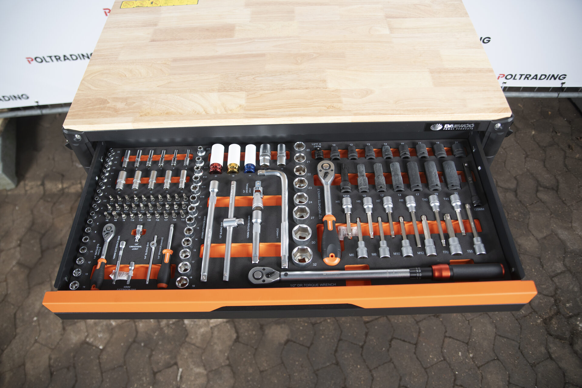 Gereedschapswagen 267 delig - Daewoo DAMWS267