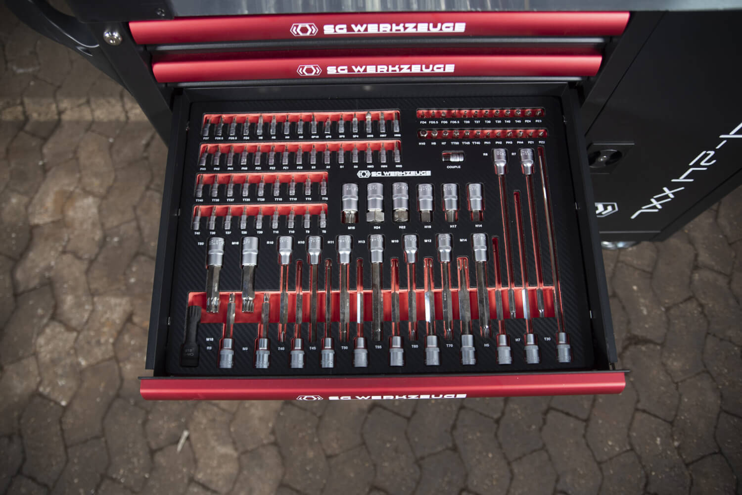 Gereedschapswagen - SG SC14-24 XXL Werkzeuge