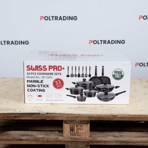 33-delige pannenset - Swiss Pro+ SP-3301