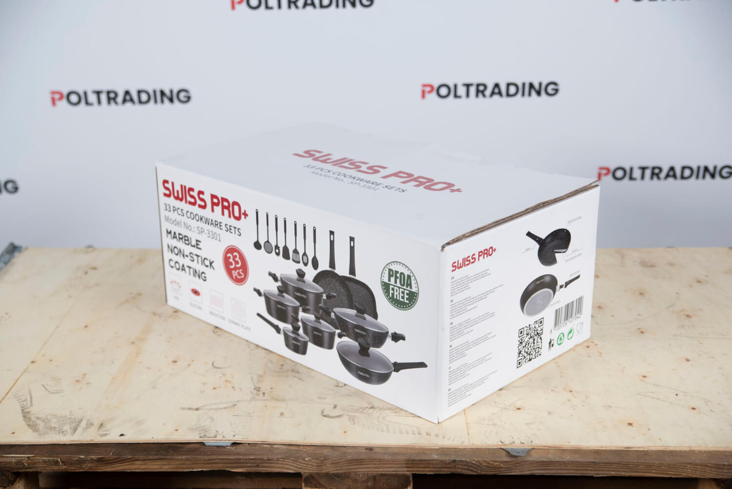 33-delige pannenset - Swiss Pro+ SP-3301