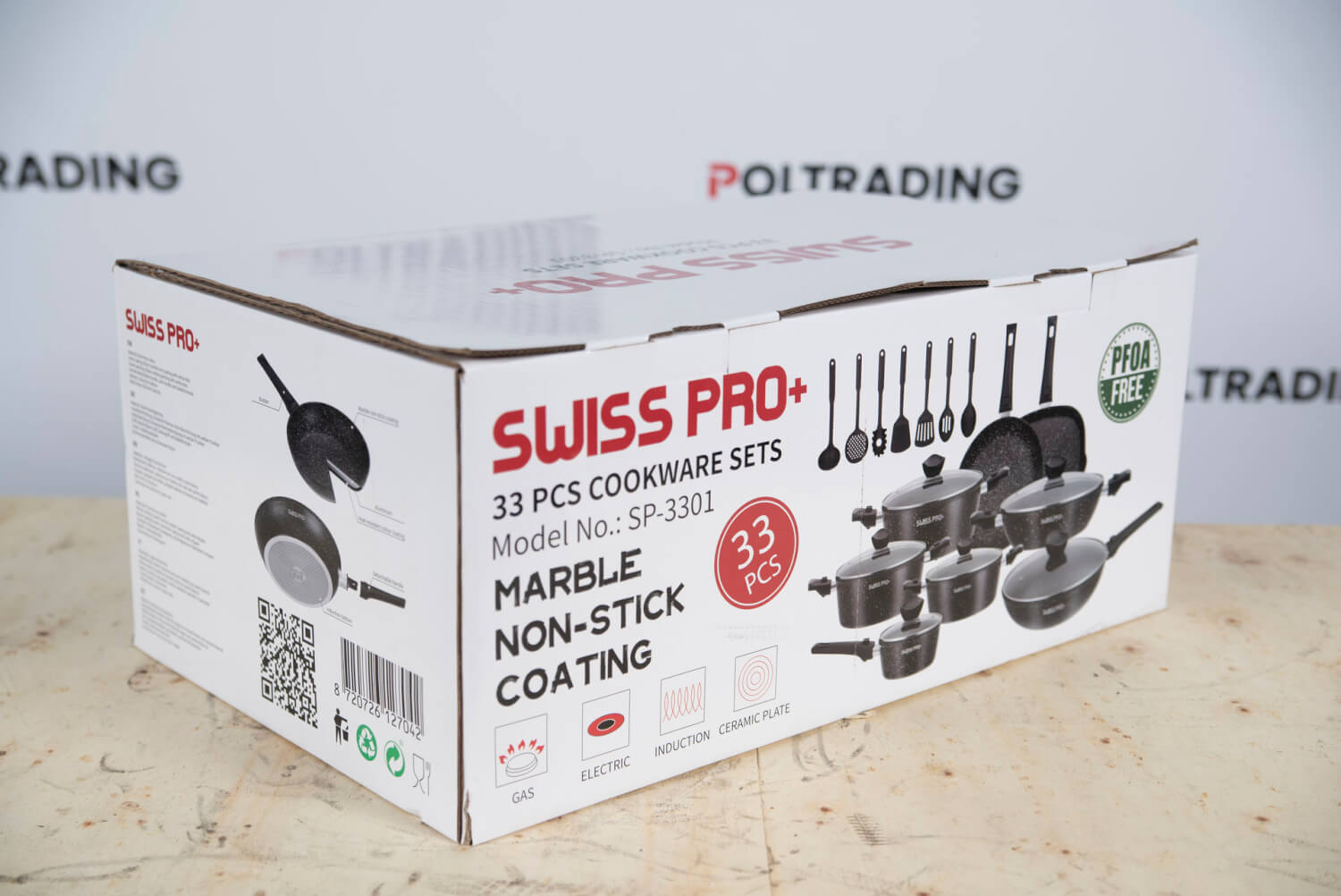 33-delige pannenset - Swiss Pro+ SP-3301