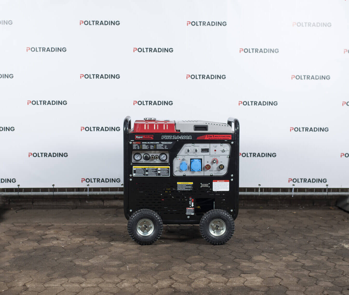 3 in 1 generator/lasapparaat/compressor - Hyper Welding