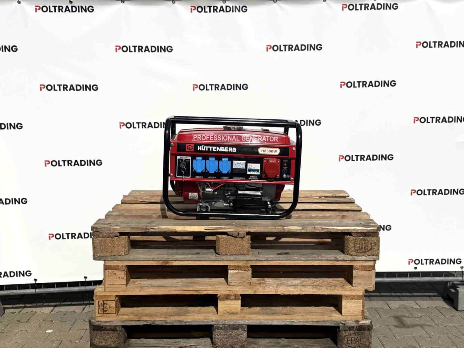 Benzine generator – Huttenberg key- en trekstart