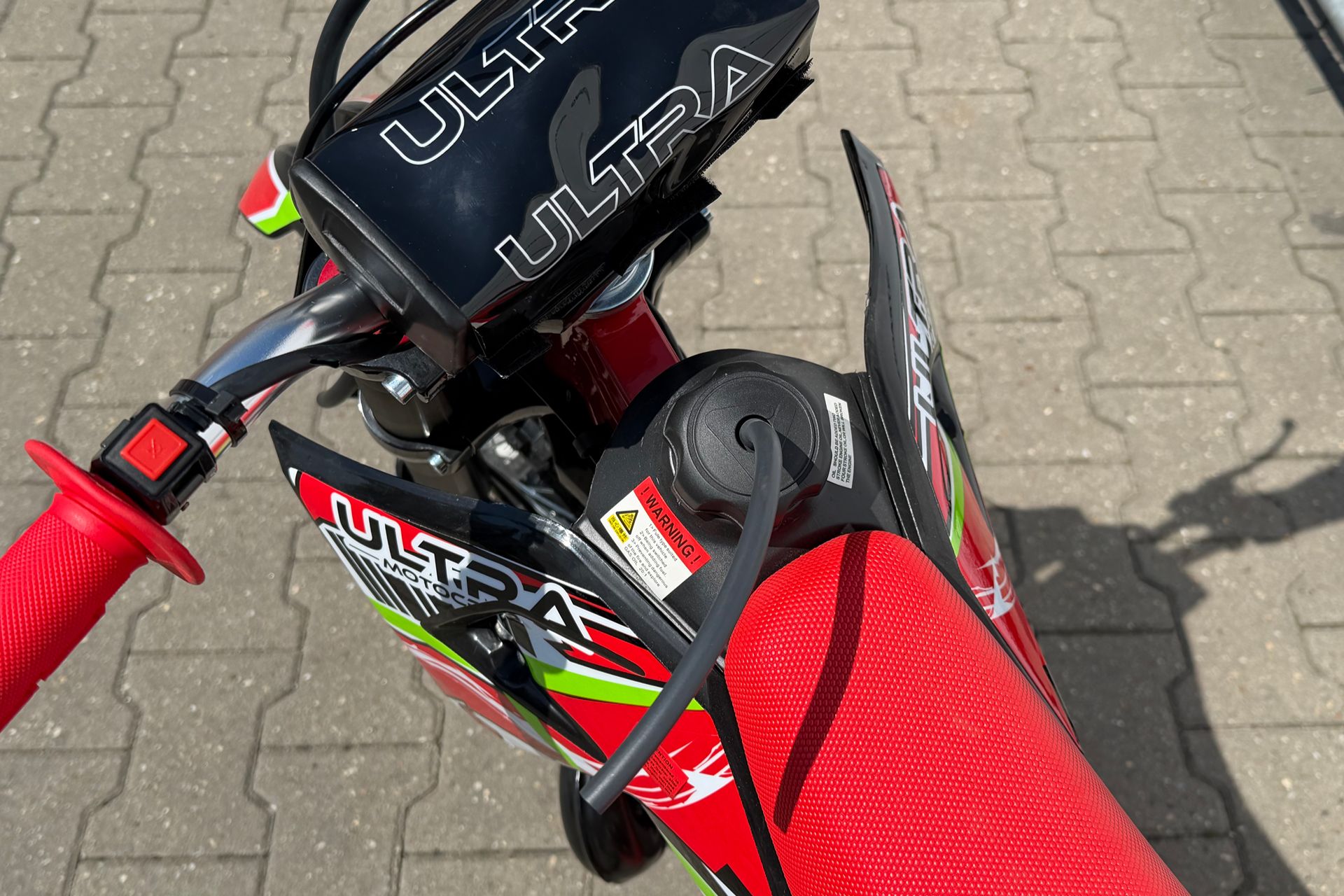 Crossmotor KOSHINE 50cc - Ultra Motorcross stuur rood